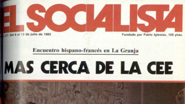 Portada de El Socialista de Julio de 2007