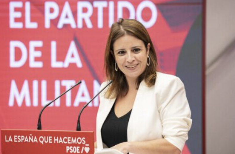 Adriana Lastra, vicesecretaria general del PSOE y portavoz del Grupo Parlamentario Socialista en el Congreso
