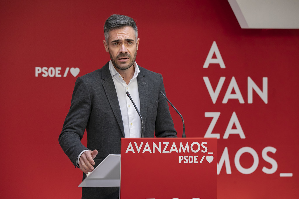 Felipe Sicilia, portavoz de la Ejecutiva del PSOE