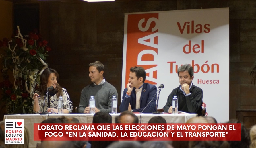 El líder del PSOE de Madrid y candidato a la Presidencia de la Comunidad de Madrid participa en las Jornadas del PSOE de Huesca en Vilas del Turbón